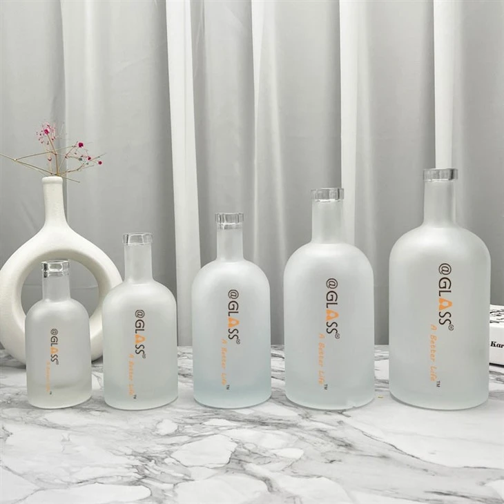 Frosted Glass Bottles