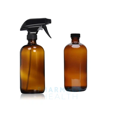 Flixkun tal-ħġieġ Amber 500ml